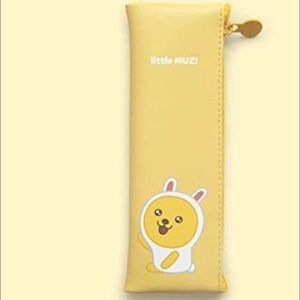 Kakao Friends Little Muzi Yellow Zippered Pouch